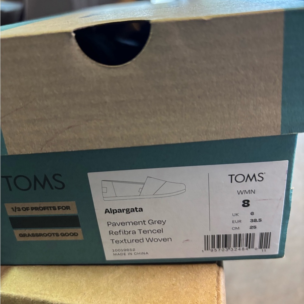 TOMS Alpargata in Pavement Grey